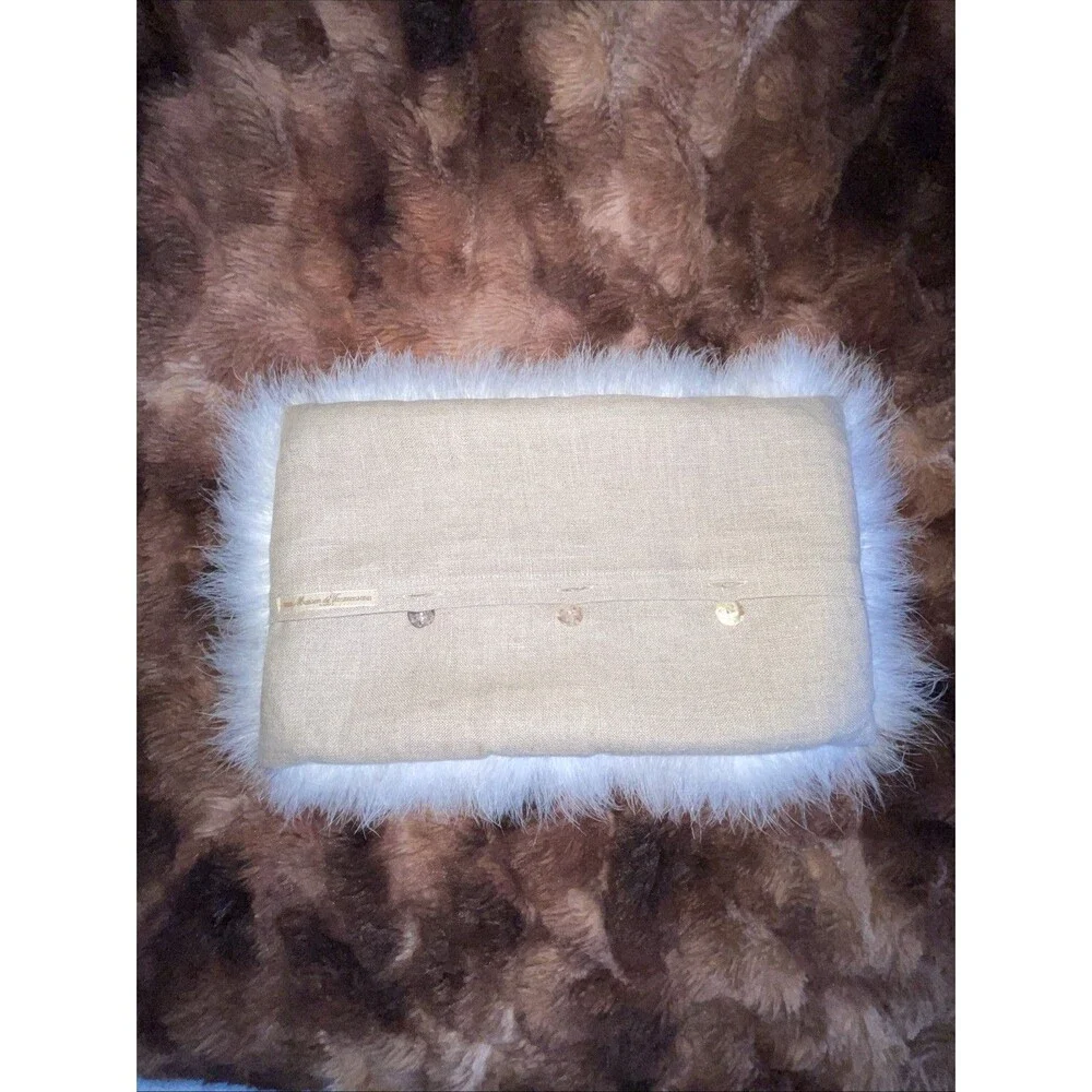 Maison De Vacances Paris Marabout Style Turkey Feathers Accent Pillow 24*40cm